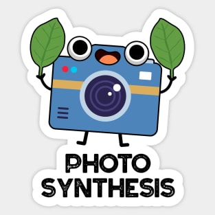 Photo Syntesis Cute Camera Pun Sticker